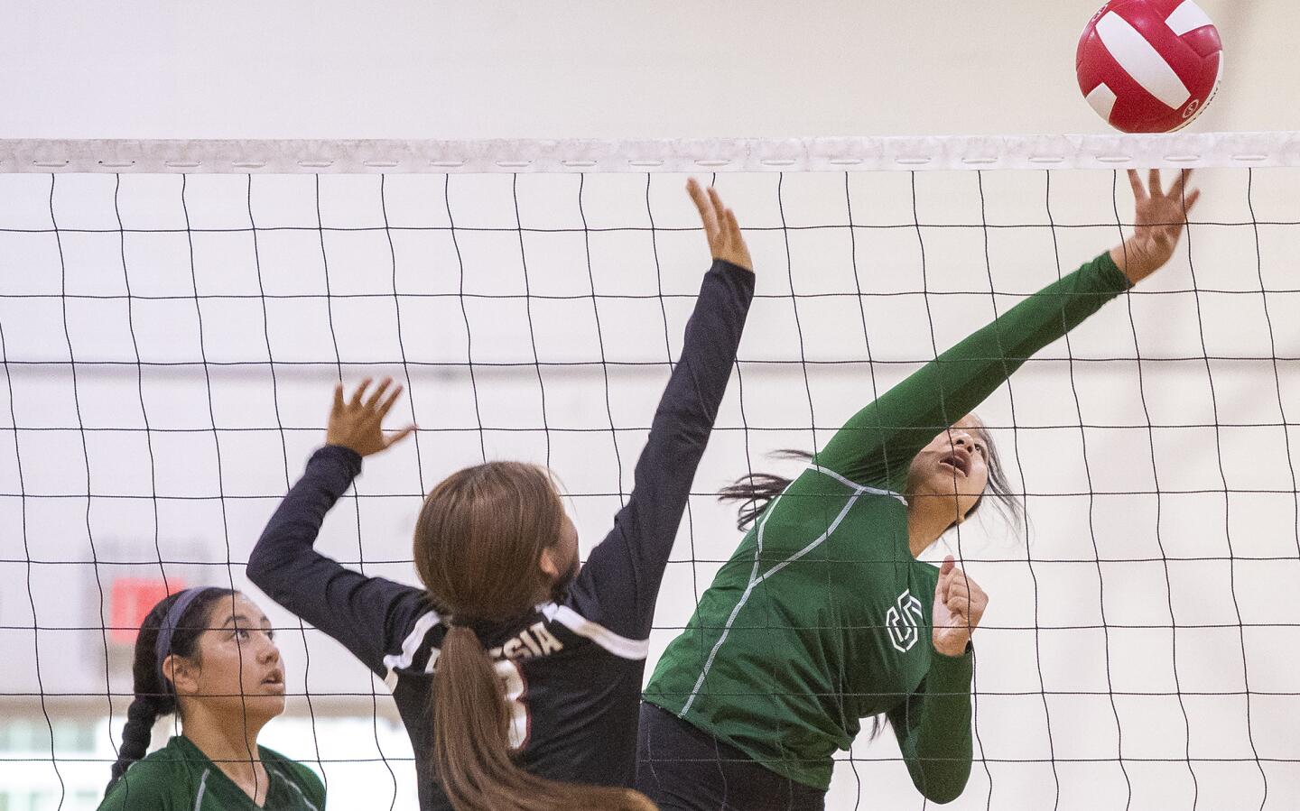 Photo Gallery: Costa Mesa vs. Artesia in a girls' volleyball match
