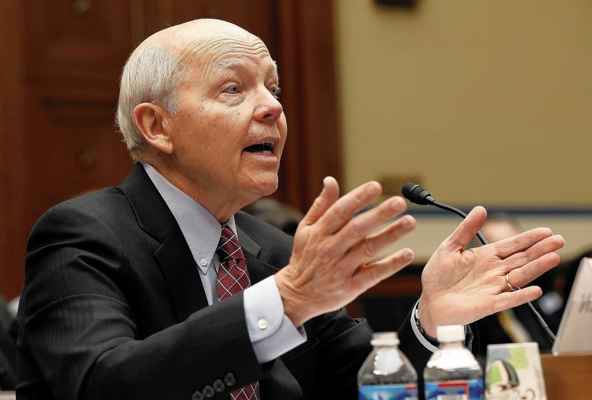 IRS Commissioner John Koskinen, speaking to the House Oversight and Government Reform Committee, defended his agency’s cooperation with inquiries into the IRS scandal.