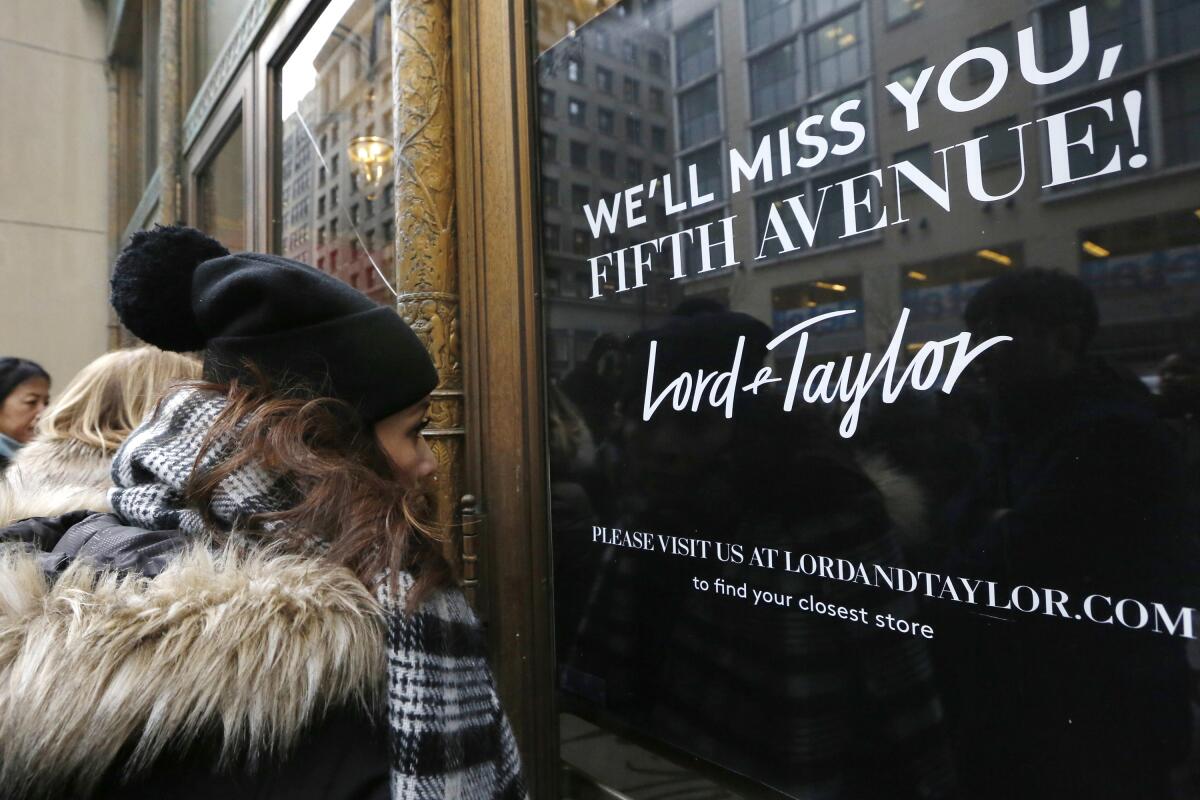 Lord & Taylor's flagship Fifth Avenue store