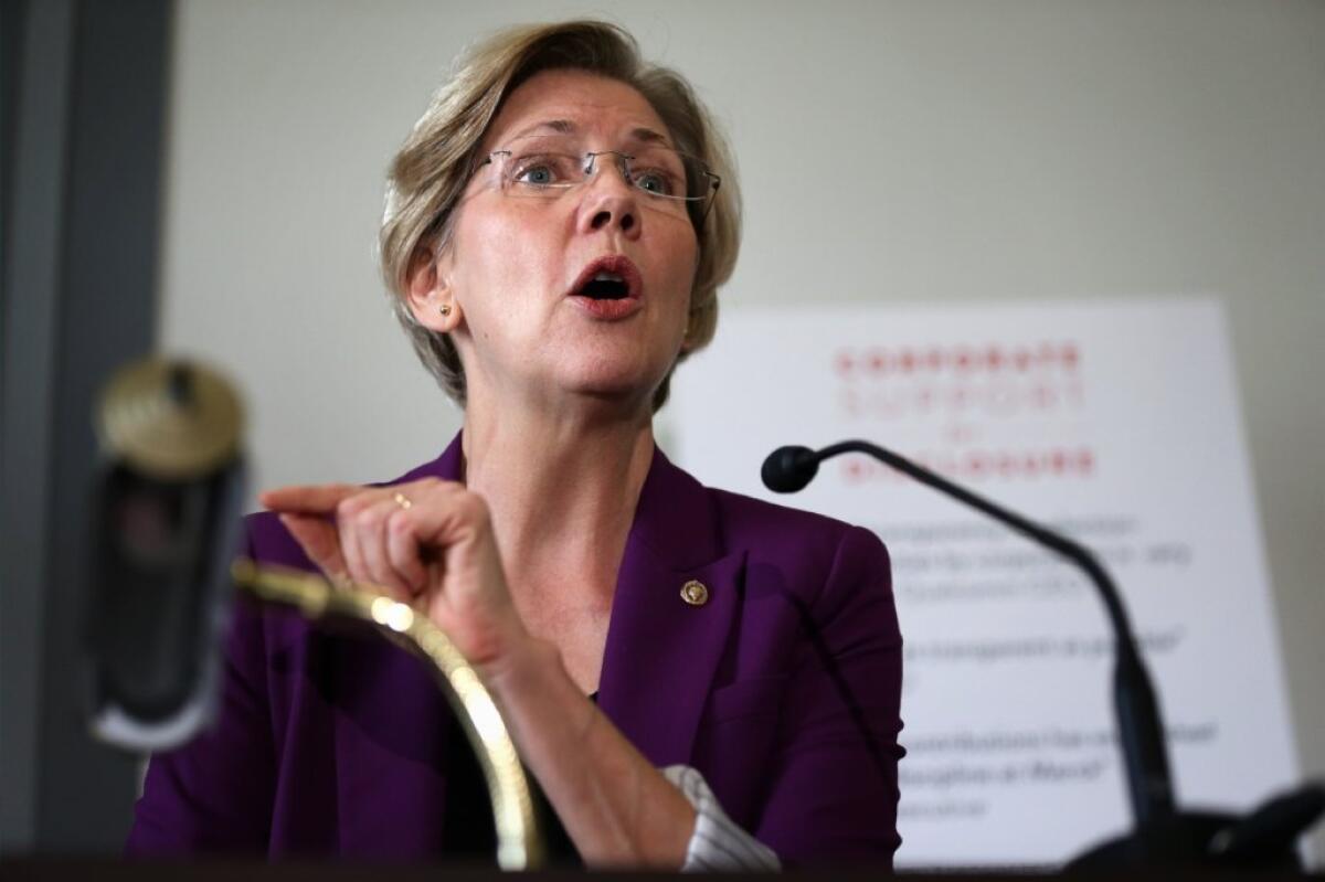 Elizabeth Warren, not afraid to debate the "undebatable" when facts are on her side.