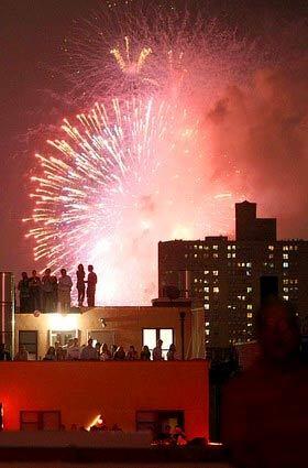 New York City Fireworks Display