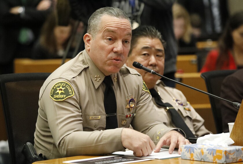 Los Angeles County Sheriff Alex Villanueva