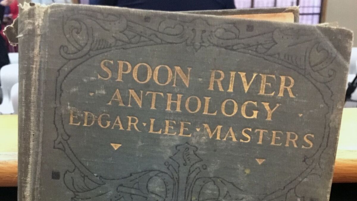"Spoon River Anthology" by Edgar Lee Masters.