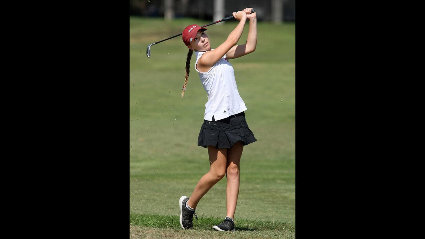 Photo Gallery: Pacific League girls' golf at Santa Anita Golf Course