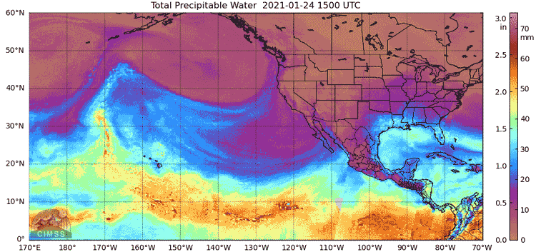 An atmospheric river will bring heavy rain to San Diego Thursday and Friday.