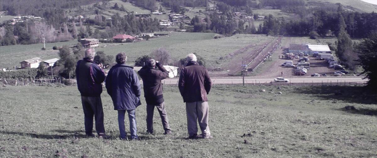 Alejandro Sieveking, left, Alejandro Goic, Alfredo Castro and Jaime Vadell in "The Club."