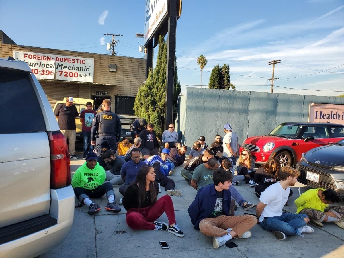 Dozens Of Unlicensed Cannabis Dispensaries Raided In L A This Week Los Angeles Times
