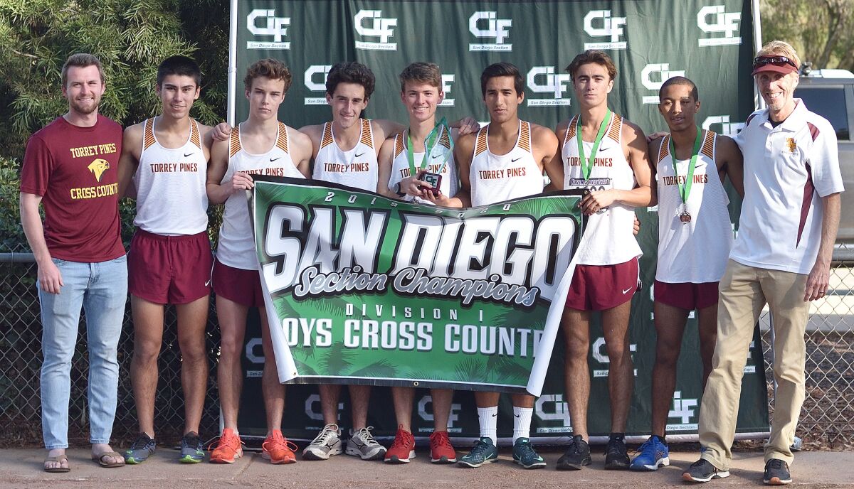 The Torrey Pines boys earned the CIF Division I Championship banner.