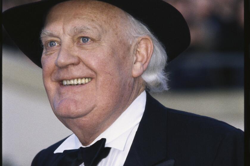 Actor Joss Ackland at the British Academy of Film and Television Awards.