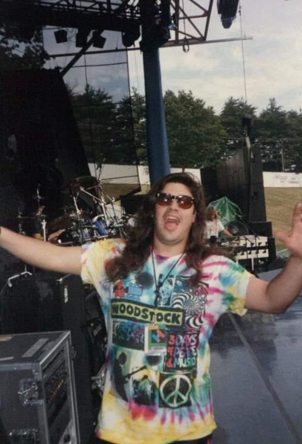 Louis Brazier in the summer of 1990 at Lake Compounce Festival Park, an amusement park in Bristol, Connecticut