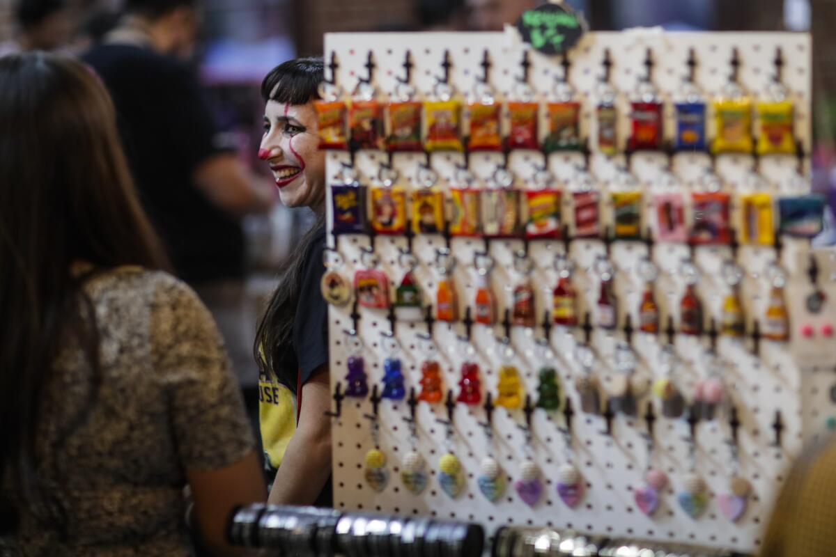 Vendor at Mujeres Market