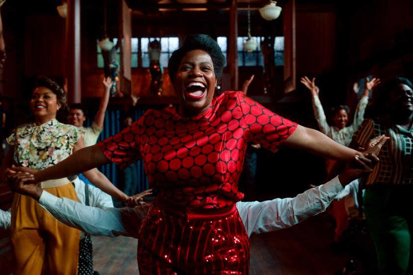 (L-r) TARAJI P. HENSON as Shug Avery, FANTASIA BARRINO as Celie and DANIELLE BROOKS as Sophia in Warner Bros. Pictures' bold new take on a classic, "THE COLOR PURPLE," a Warner Bros. Pictures release.