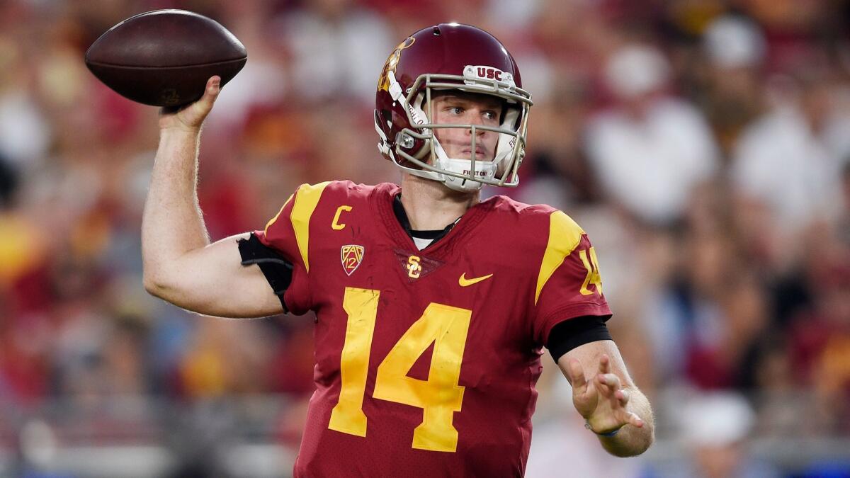 USC's Sam Darnold could be the top pick in a draft loaded with talented quarterbacks.