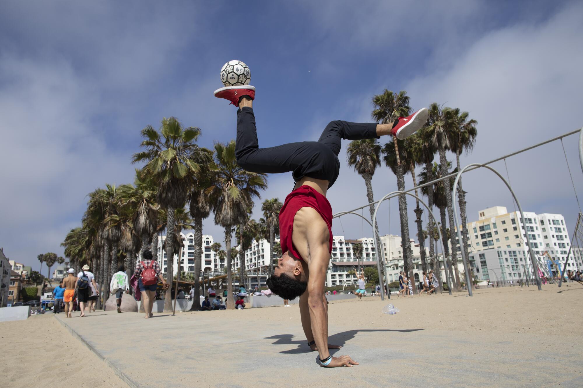 SANTA MONICA, CA - JULY 03: Kenneth Zalaya, 24.