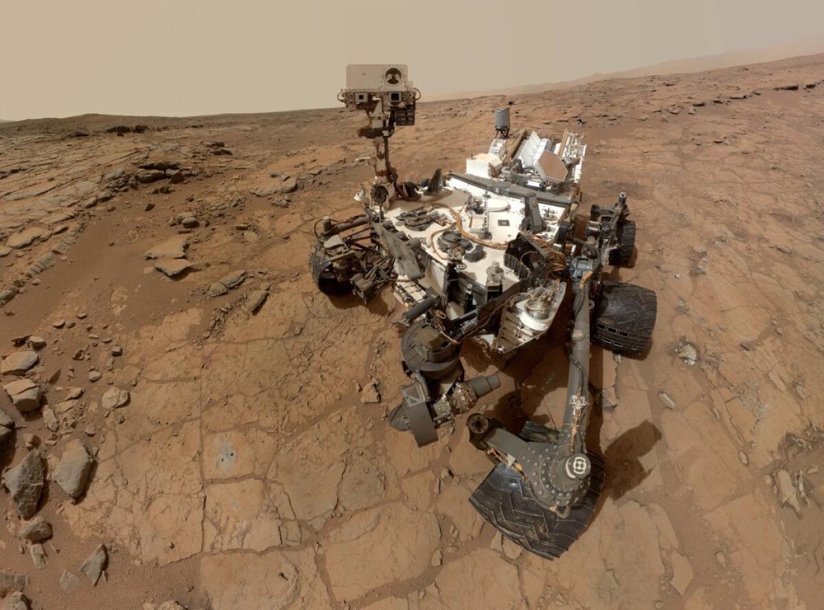 The NASA rover Curiosity's measurements of the Martian air found it's mostly made of carbon dioxide with traces of other gases, according to two studies appearing in the Friday issue of the journal Science.