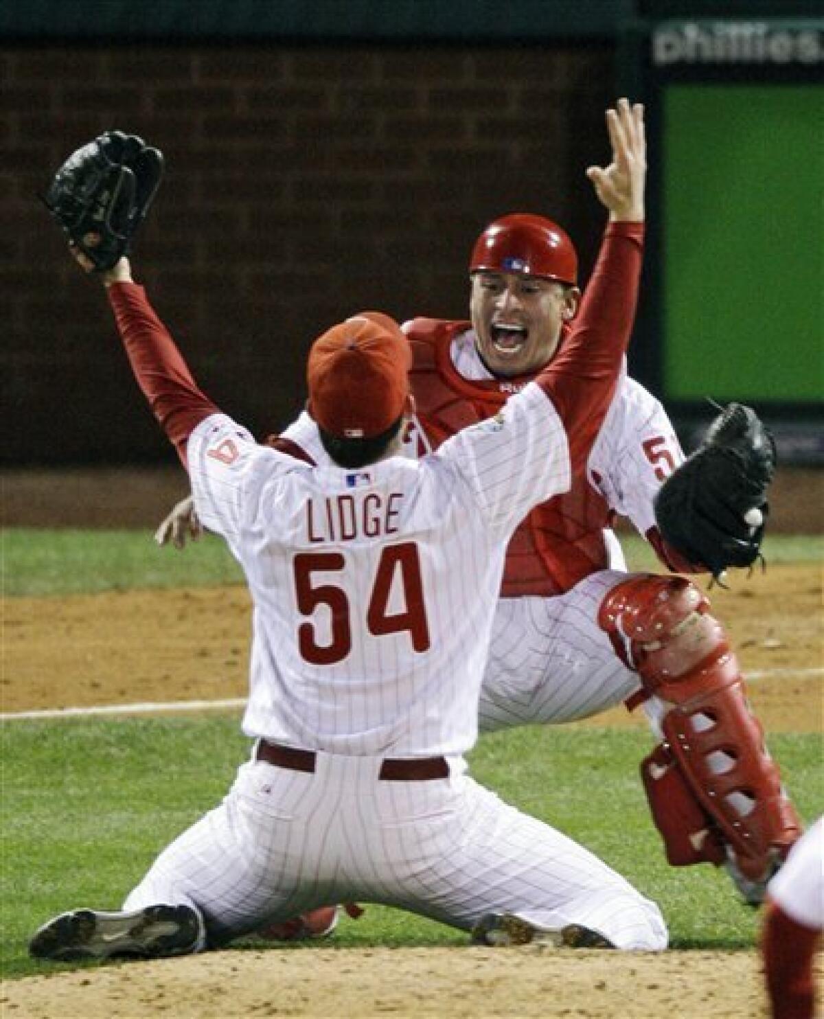 Brad Lidge  Phillies baseball, Philadelphia baseball, Philadelphia  phillies baseball