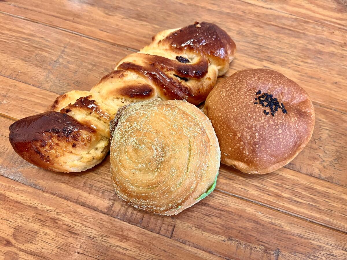 Pastries at Sunmerry Bakery Cafe in Mira Mesa.