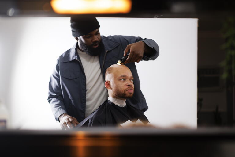 Jamal Rhodes Men are getting real about the emotional toll of losing their hair ...