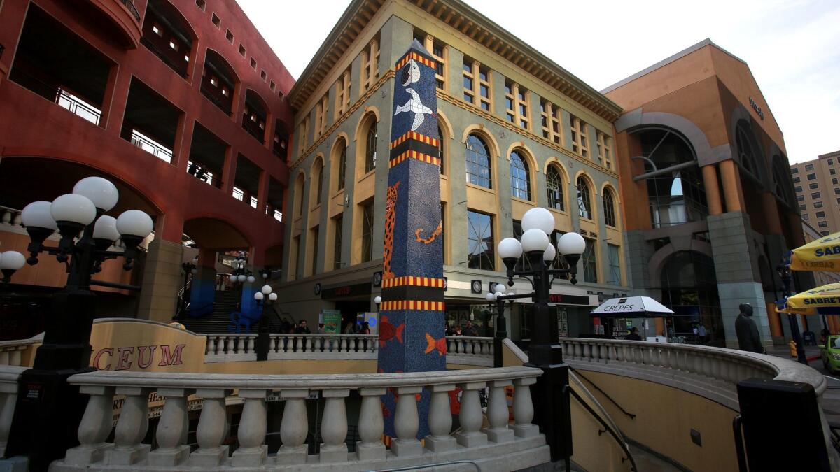 Horton Plaza has a history as a central structure of retail commerce in the heart of San Diego.