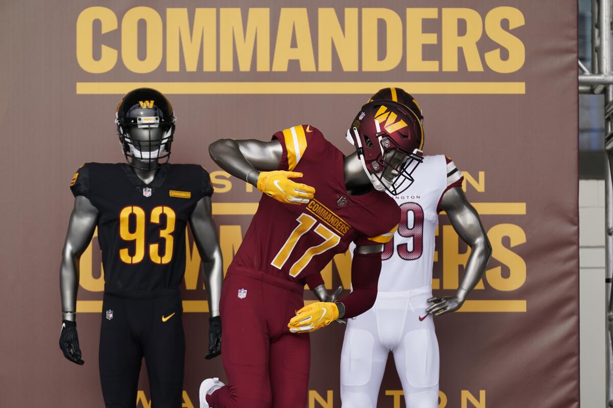 Washington Commanders: NFL Franchise Unveils New Name, Uniforms 