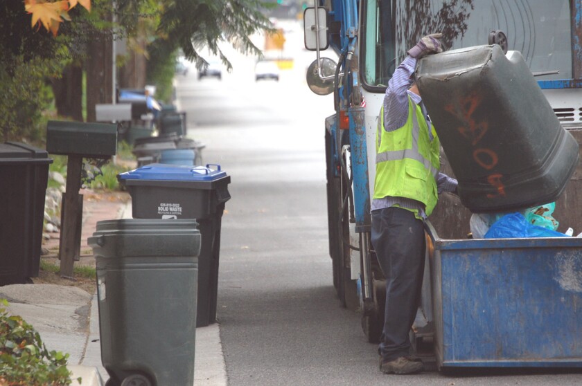 Curbside bulk trash pickups free next week in La Cañada Los Angeles Times
