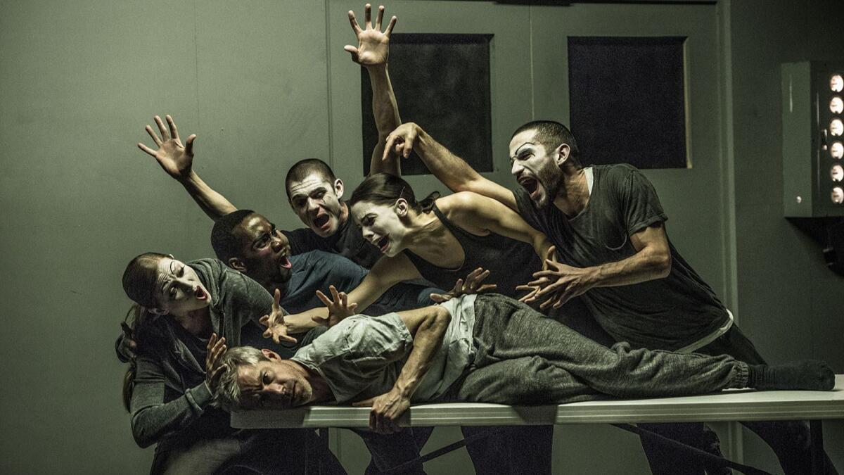 Kidd Pivot and Electric Company Theatre's dance theater work "Betroffenheit" comes to the Broad Stage.