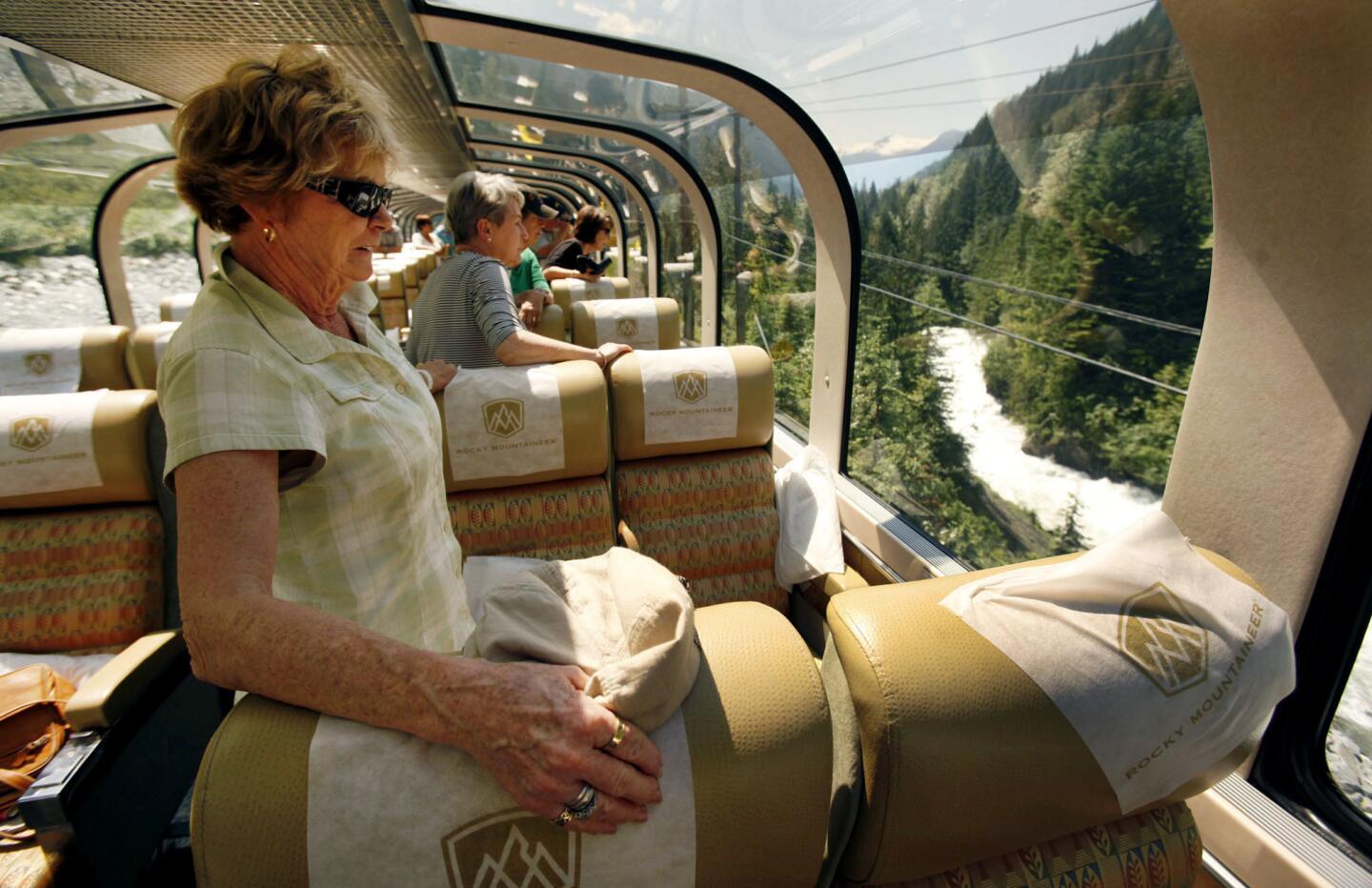 On the Rocky Mountaineer