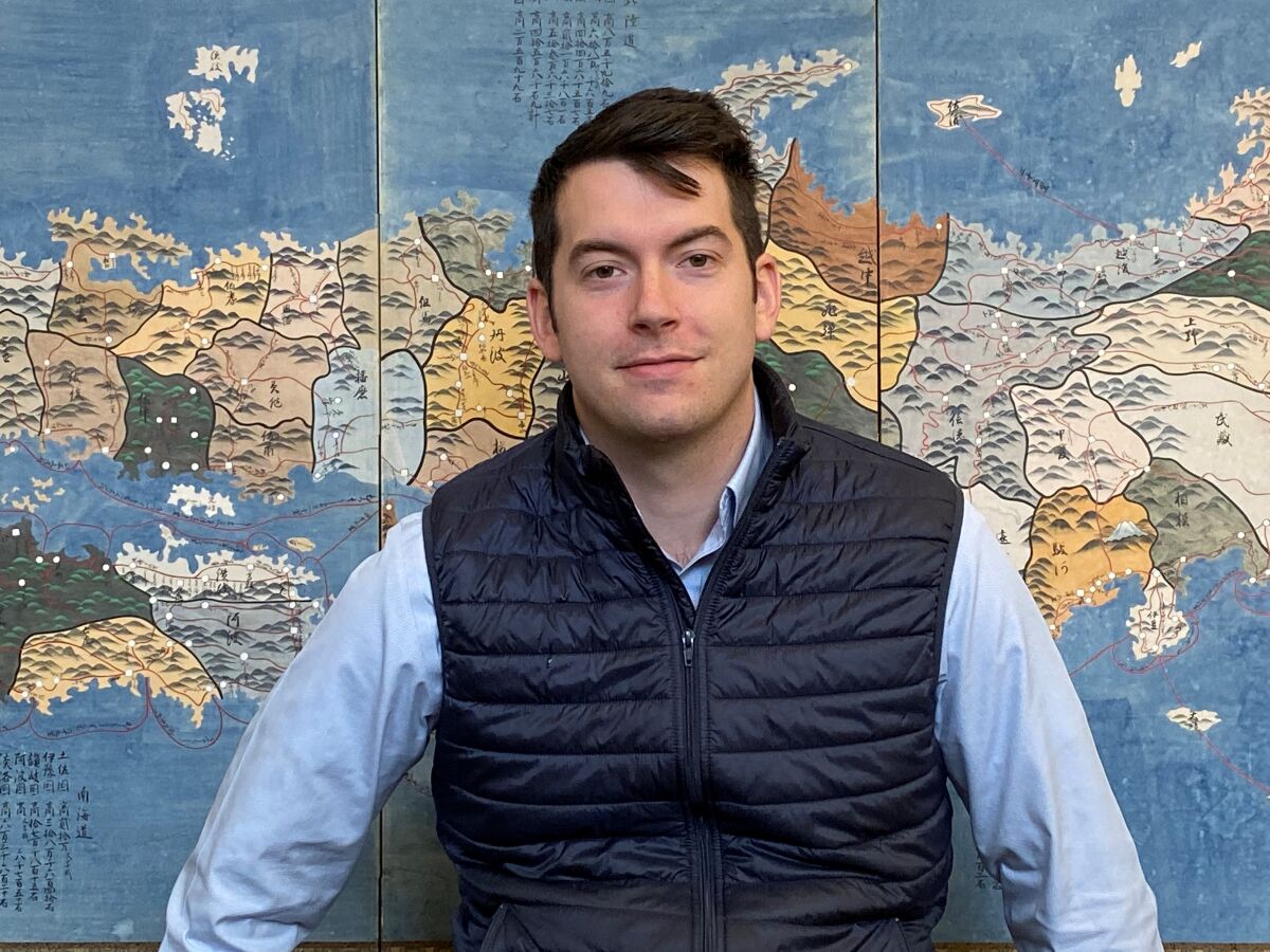 La Jolla map dealer Alex Clausen will soon appear in a new Science Channel series.