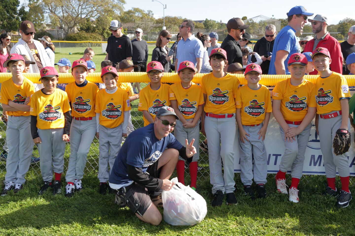 Red Wings at the Del Mar Little League Opening Day