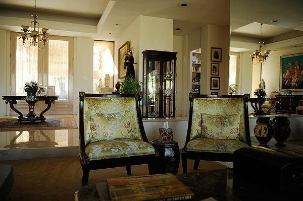 Interior of Ann Rice home