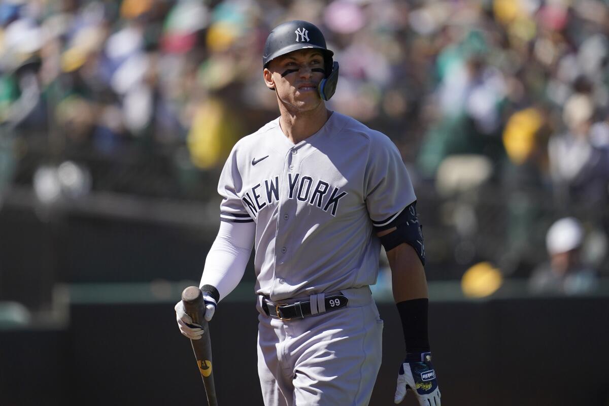 A's shut down Yankees bats for 2nd straight game in 4-1 win - The