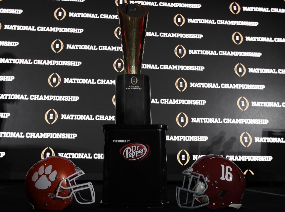 The College Football Playoff National Championship Trophy