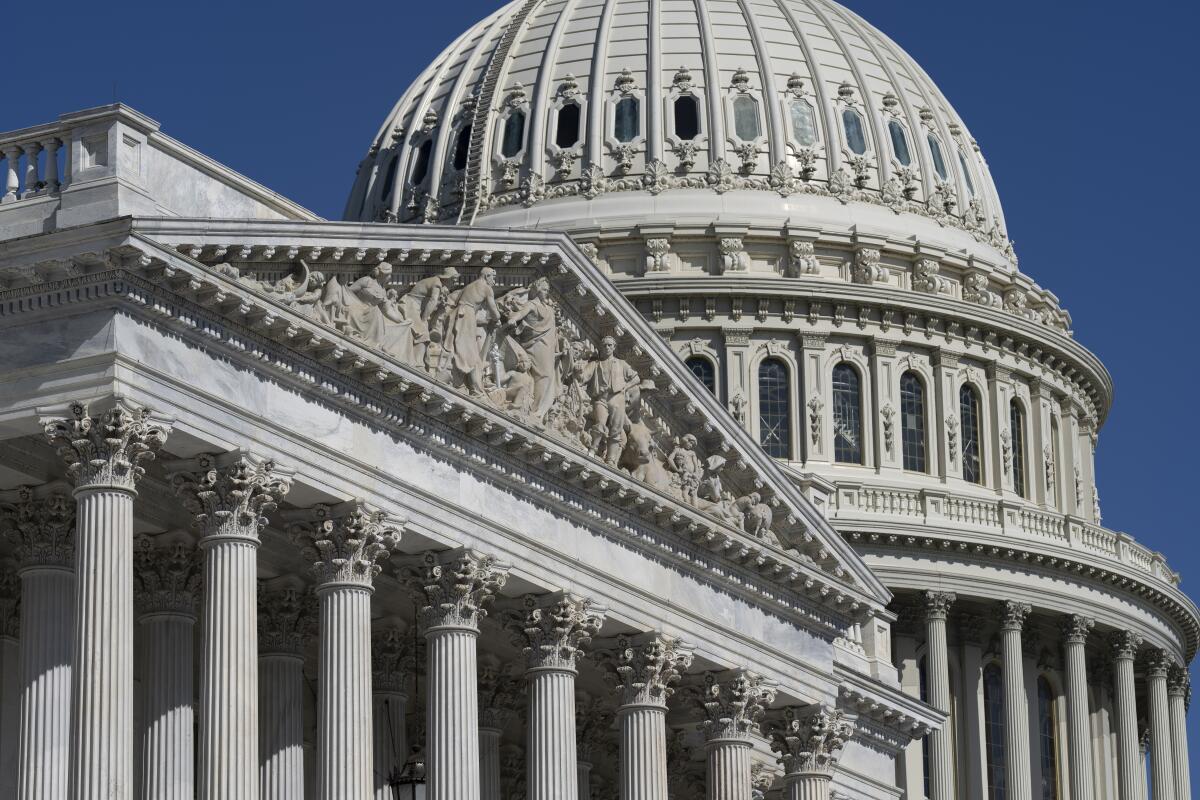 Vista de la sede del Congreso de Estados Unidos, en Washington, el 18 de abirl de 2023.
