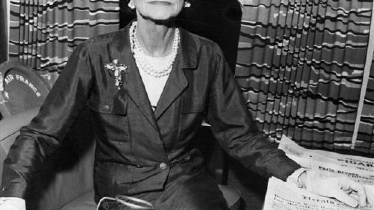 Early Undated Photo of French Fashion Designer Coco Chanel