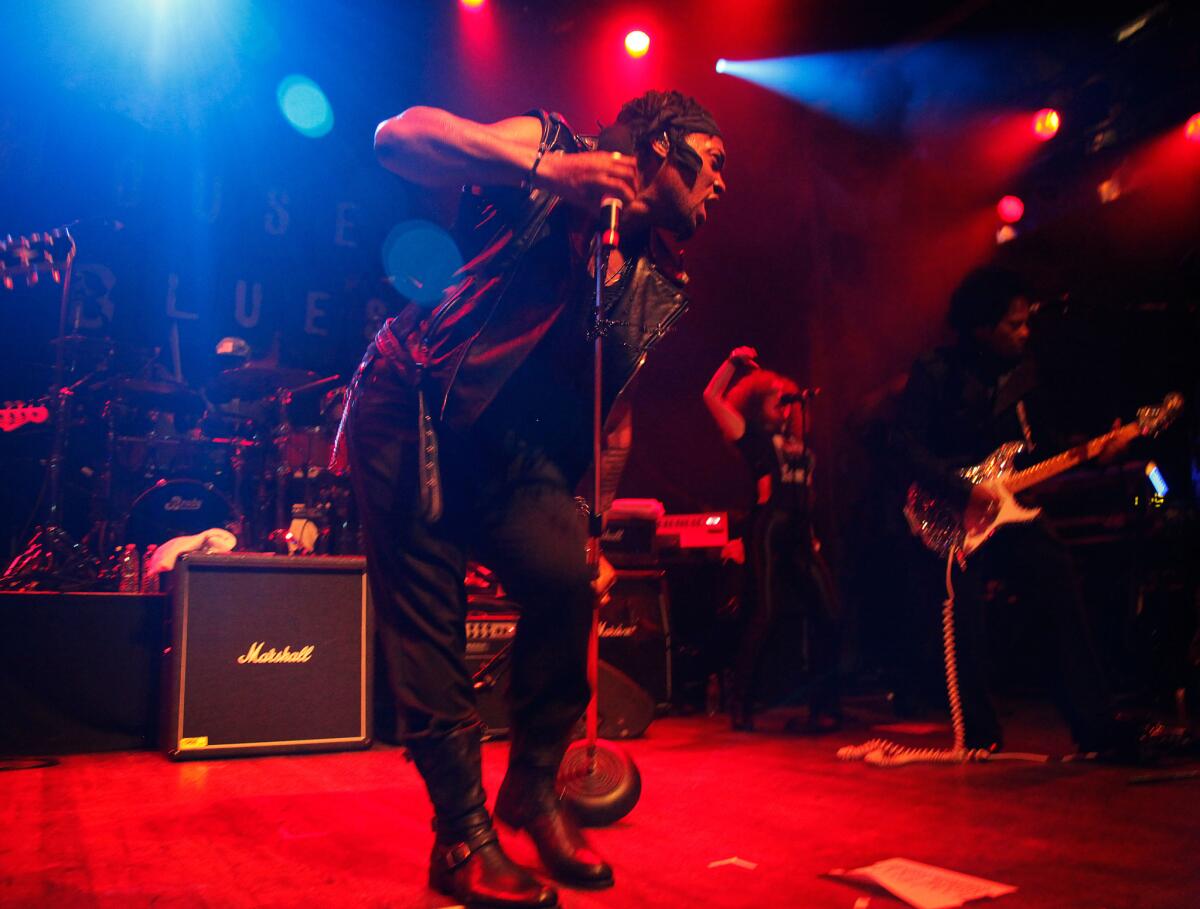 The House of Blues in West Hollywood is reportedly slated for demolition as part of a redevelopment plan. R&B singer D'Angelo is seen performing in the venue on July 4, 2012.