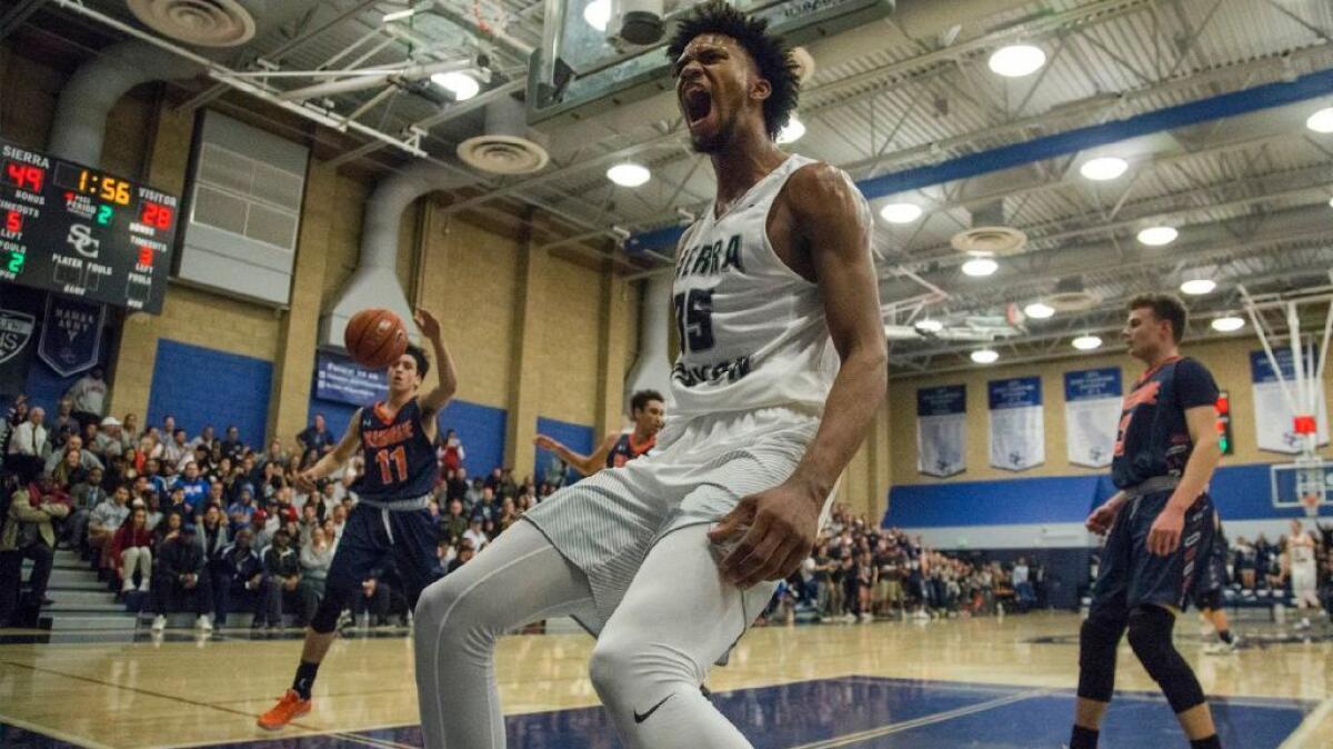 Marvin Bagley III of Sierra Canyon will present problems for opponents in the Southern Section playoffs.