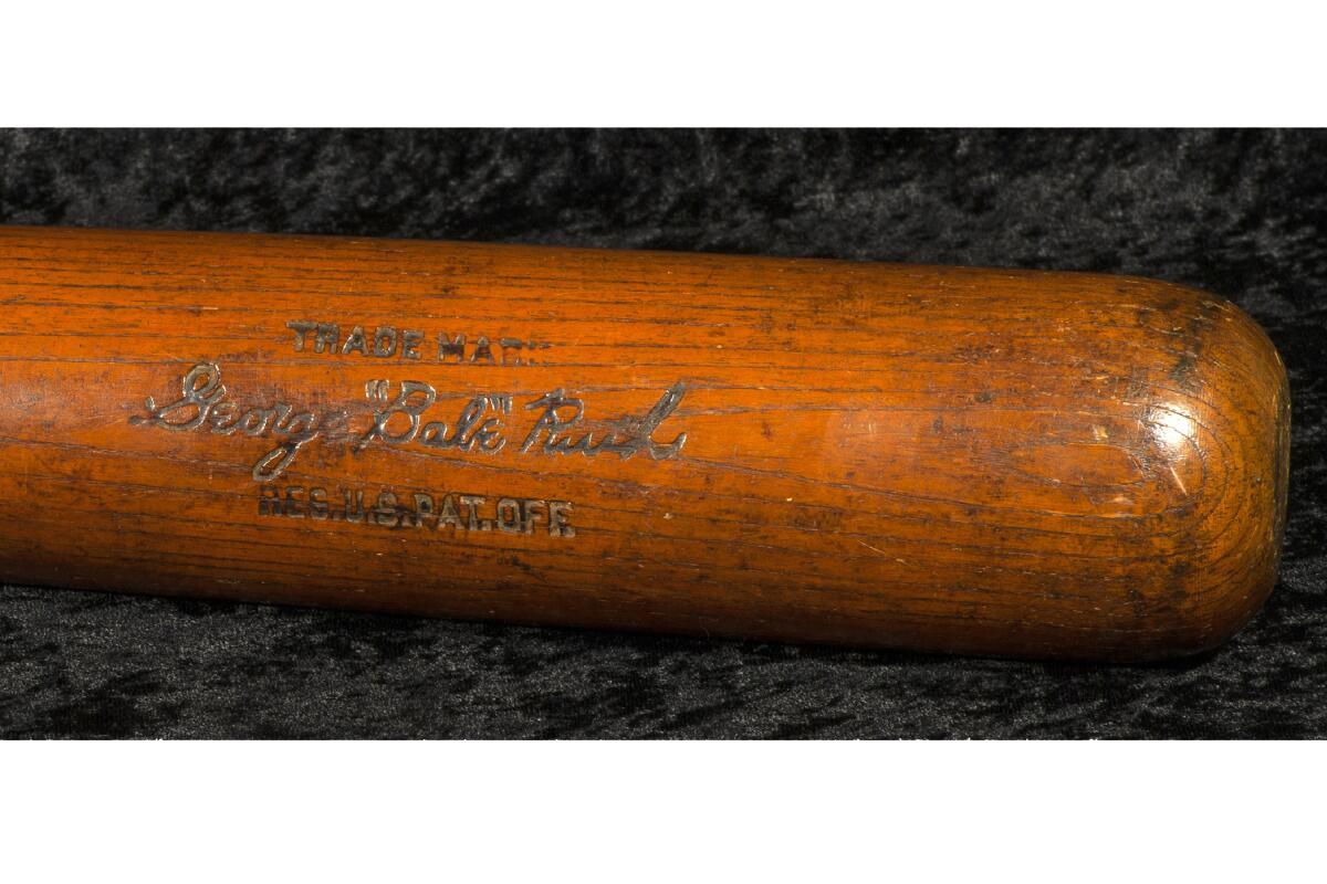 Correction: Babe Ruth's Bat-Auction story - The San Diego Union