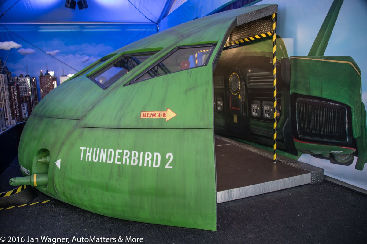 Thunderbird 2 exterior at THUNDERBIRDS ARE GO San Diego Comic-Con 2016 experience