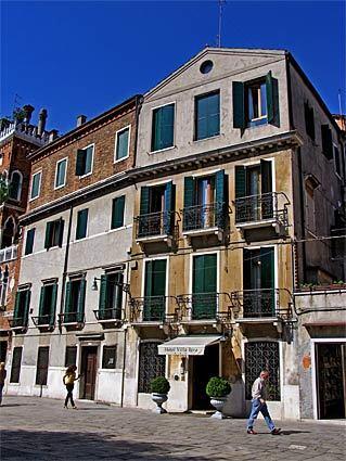 The Hotel Villa Igea fronts the Campo San Zaccaria. Just across the square is the Renaissance Church of San Zaccaria. This campo is small and dignified, less a neighborhood living room than a thoroughfare for people headed to the vaporetto stop at the waterfront promenade of Riva degli Schiavoni.