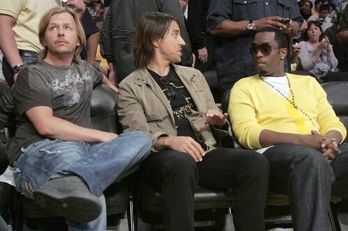 David Spade, Anthony Kiedis, Sean "Diddy" Combs