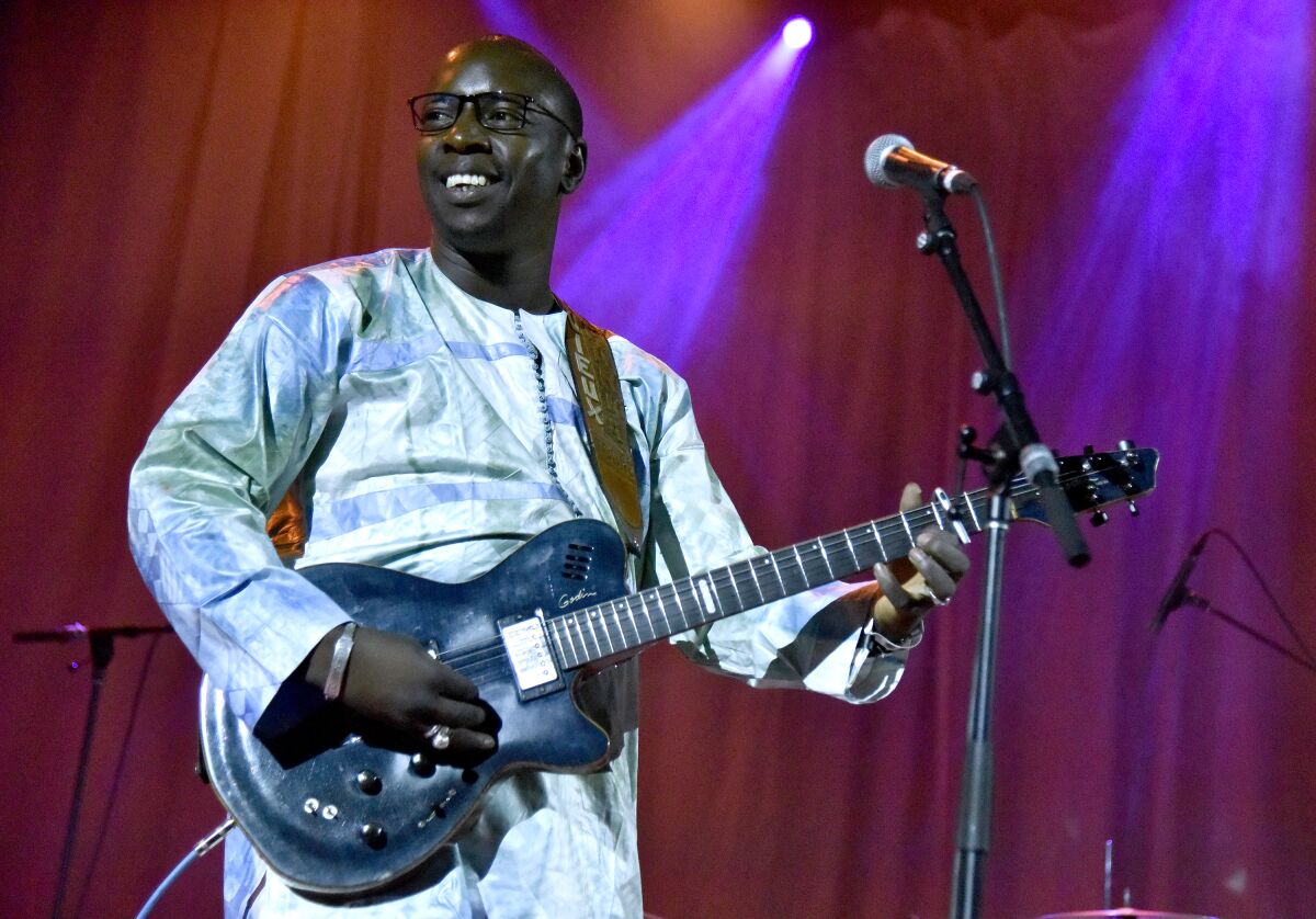 Malian guitar star Vieux Farka Toure 