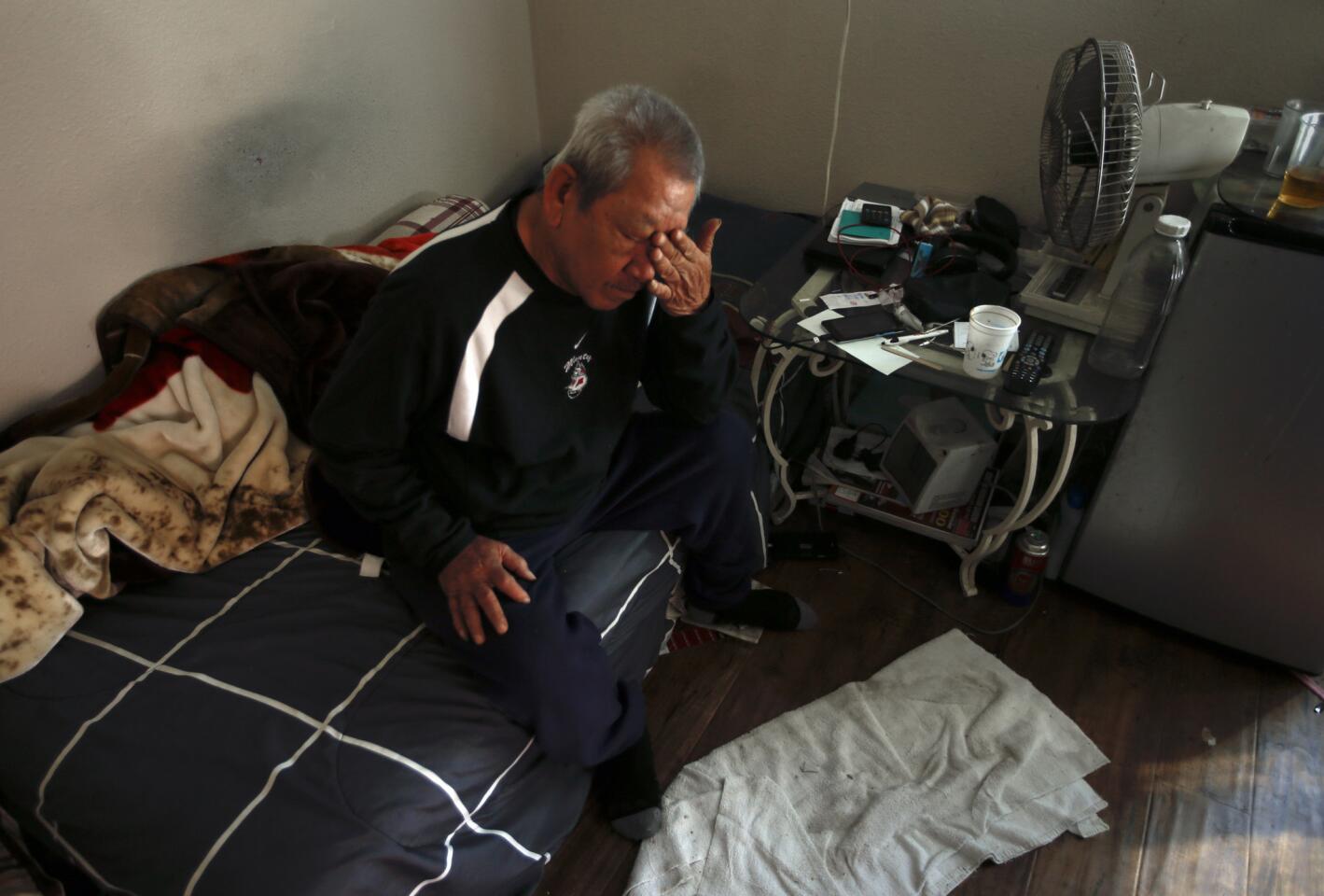 Cab driver Long Ma spends many days alone with his thoughts in his small rented room in Garden Grove.