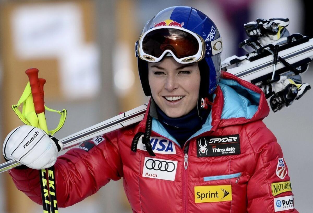 An injured knee will keep Lindsey Vonn out of this year's Olympics.