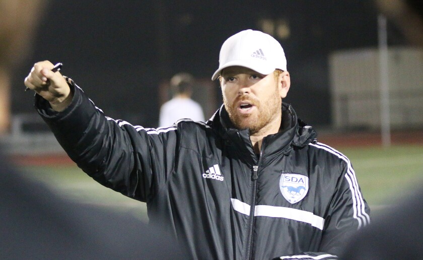 SDA Boys Soccer Coach Michael Elenz-Martin has the Mustangs moving in the right direction.