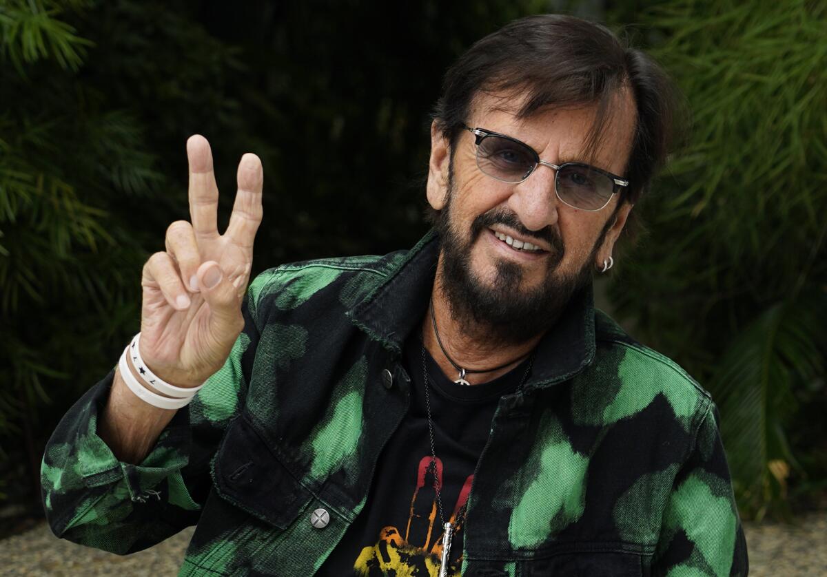 Ringo Starr, Sept. 5, 2023, at the Sunset Marquis Hotel in West Hollywood.