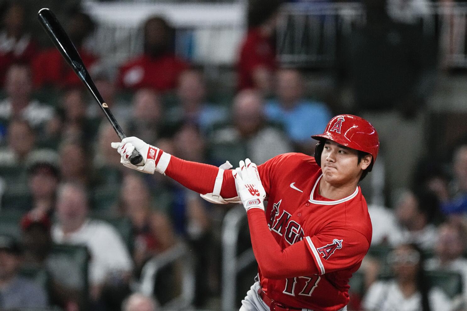 Angels use 3 solo homers to cool off MLB-leading Braves with 4-1 victory;  Ohtani goes 2 for 3 - ABC News