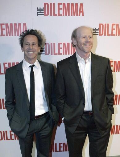 Director/producer Ron Howard, right, and producer Brian Grazer