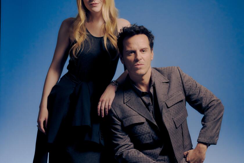 Andrew Scott and Dakota Fanning, who star in Netflix's remake of "Ripley" at the Crosby Street Hotel