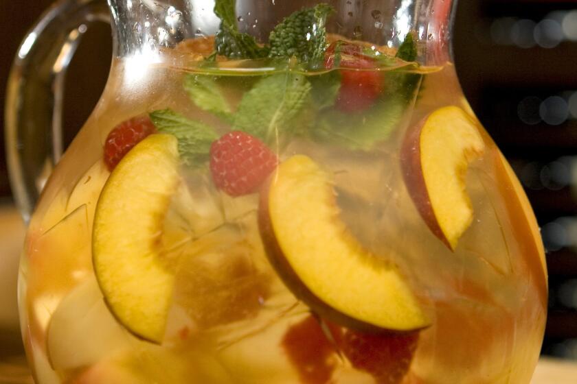 Recipe: White peach Riesline sangria