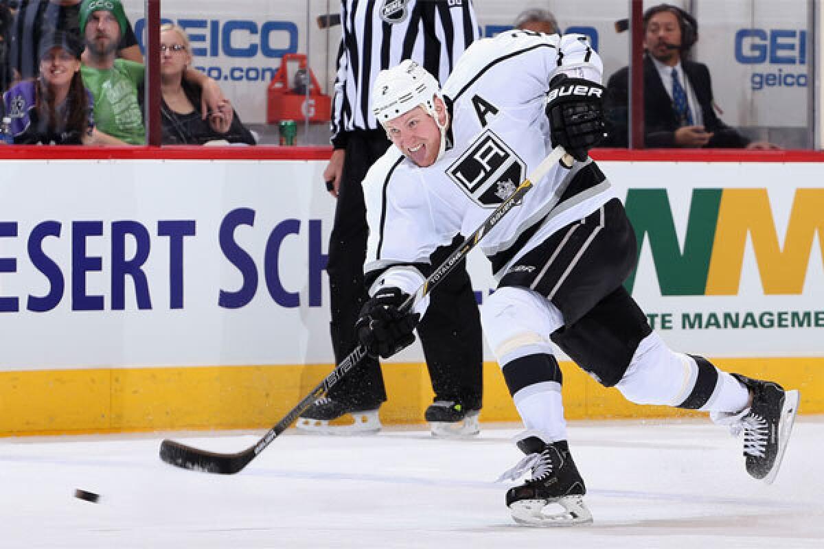 Matt Greene has been a healthy scratch for the Kings in 12 of the last 13 games.